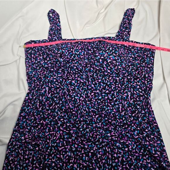 SWUMSUITS FOR ALL confetti print plus size tankini bikini swim top 26 - Picture 7 of 7